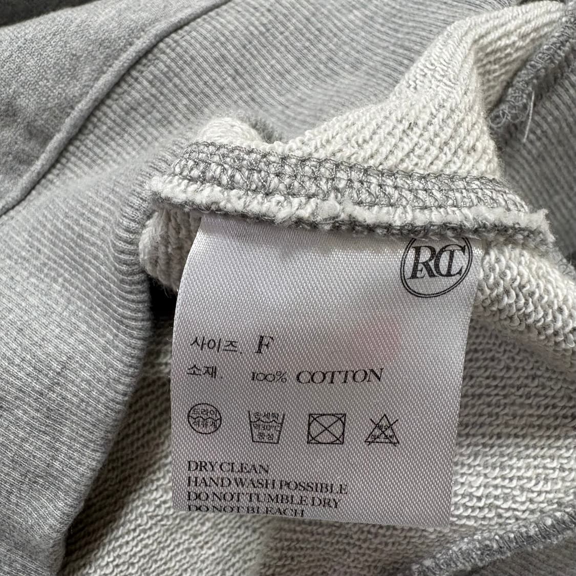 렉토 RECTO 하프집업 맨투맨 상품이미지5