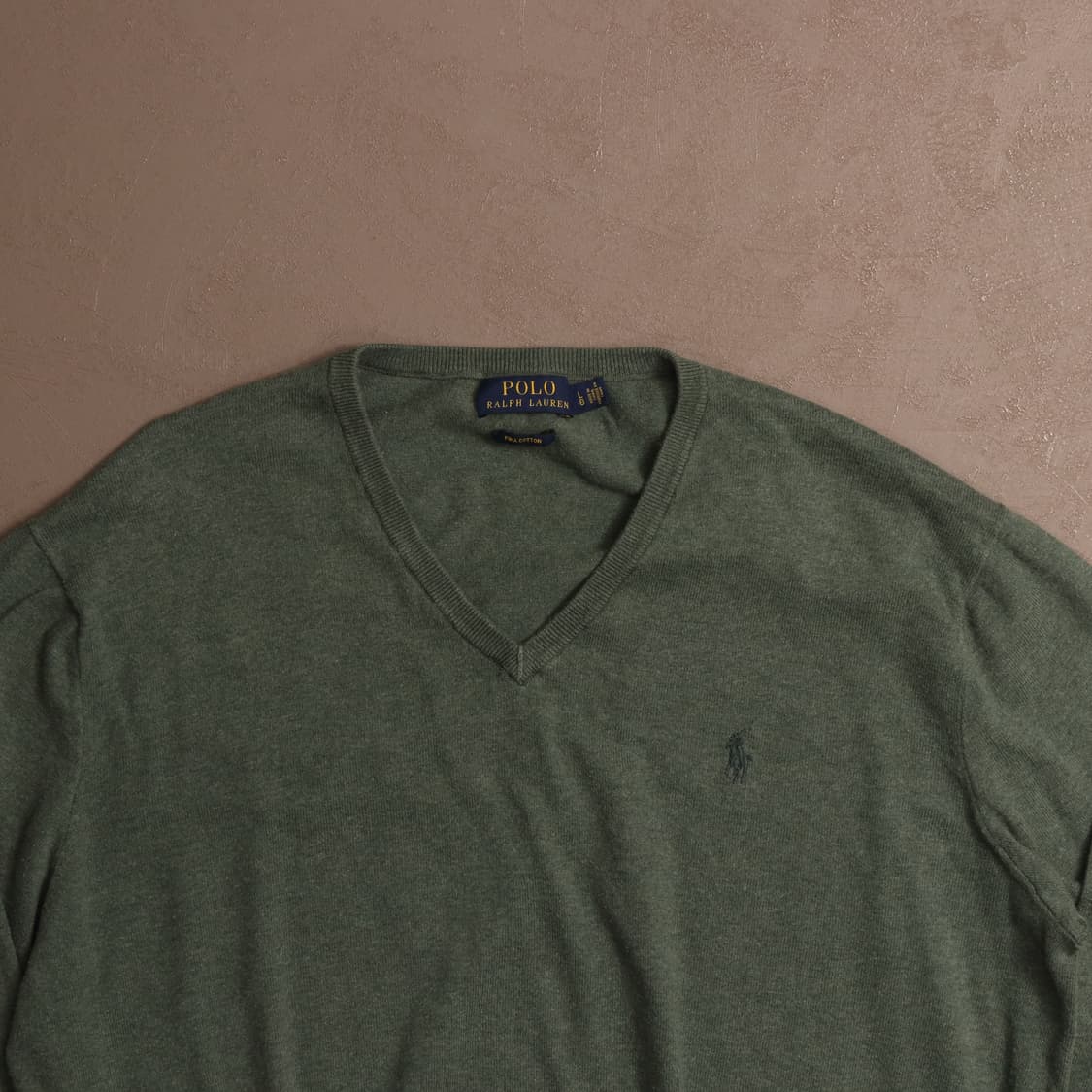 폴로 랄프로렌 피마코튼 니트 카키 A1746 상품이미지2
