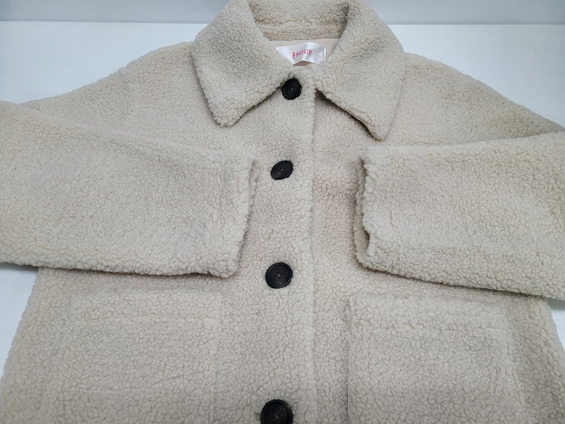 SOUP 숲 스탠카라 덤블 재킷 / 여 55 아이보리 상품이미지5