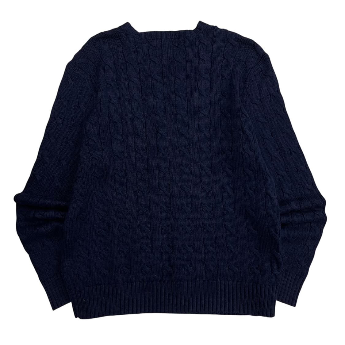 폴로 랄프로렌 레드포니 네이비 꽈배기 니트 S 상품이미지3