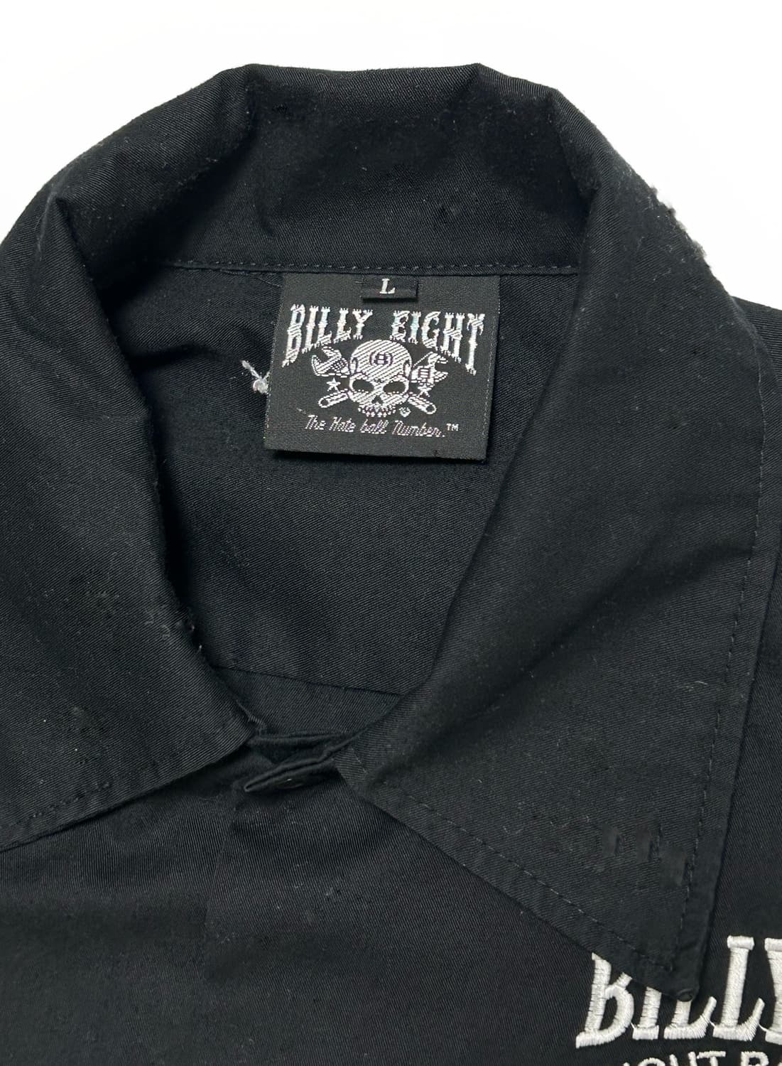 (L) BILLY EIGHT 빌리에이트 파이어로드 자수 하프셔츠 상품이미지5