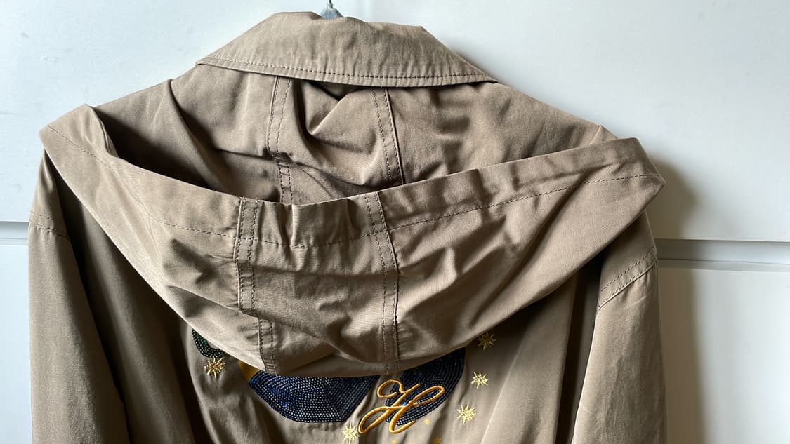 TOPGIRL 탑걸 베이지 스팽글 후드 사파리 재킷 상품이미지4