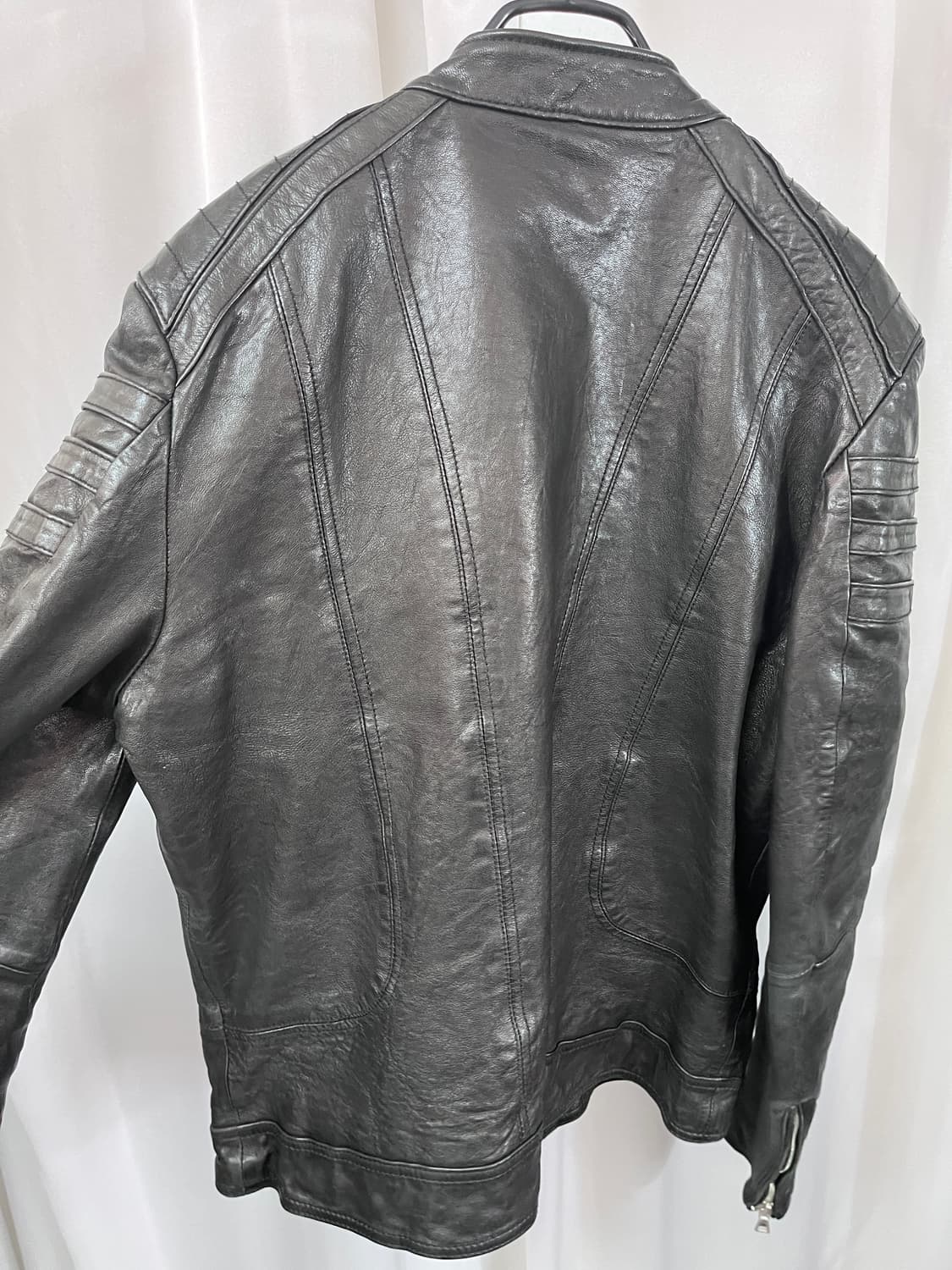 vintage lamb skin leather jacket  상품이미지5