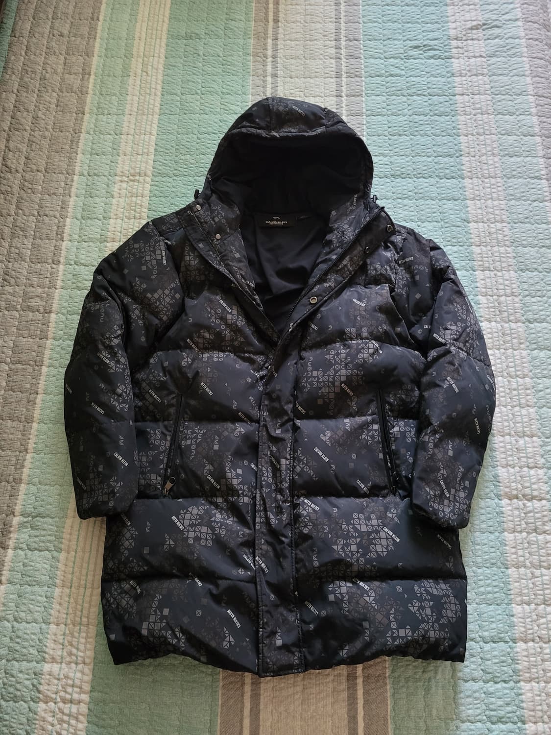 캘빈클라인 퍼포먼스 CKP 덕다운 패딩코트 M 105사이즈 상품이미지3