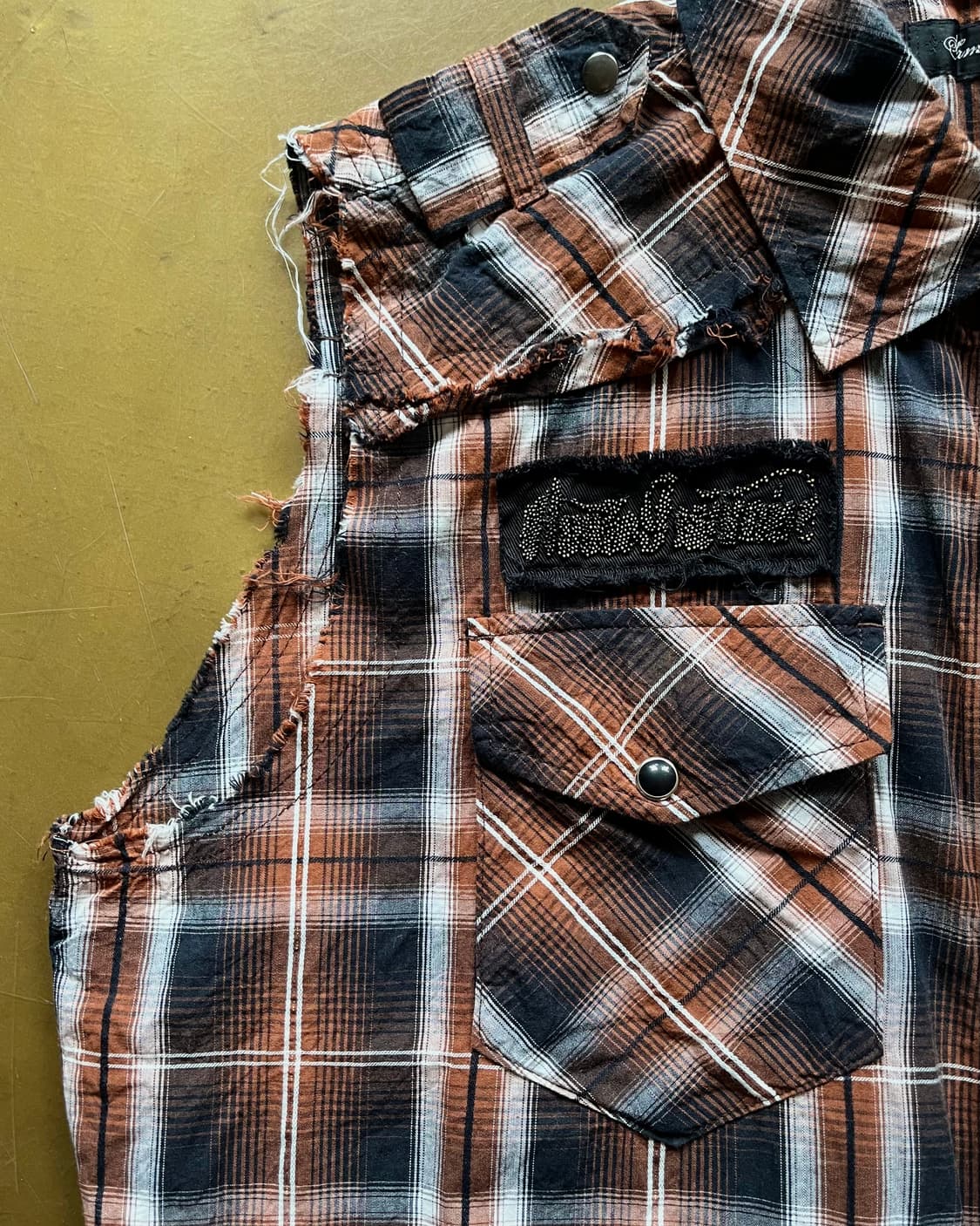 90-00s Armée Française Sleeveless Shirt 상품이미지5