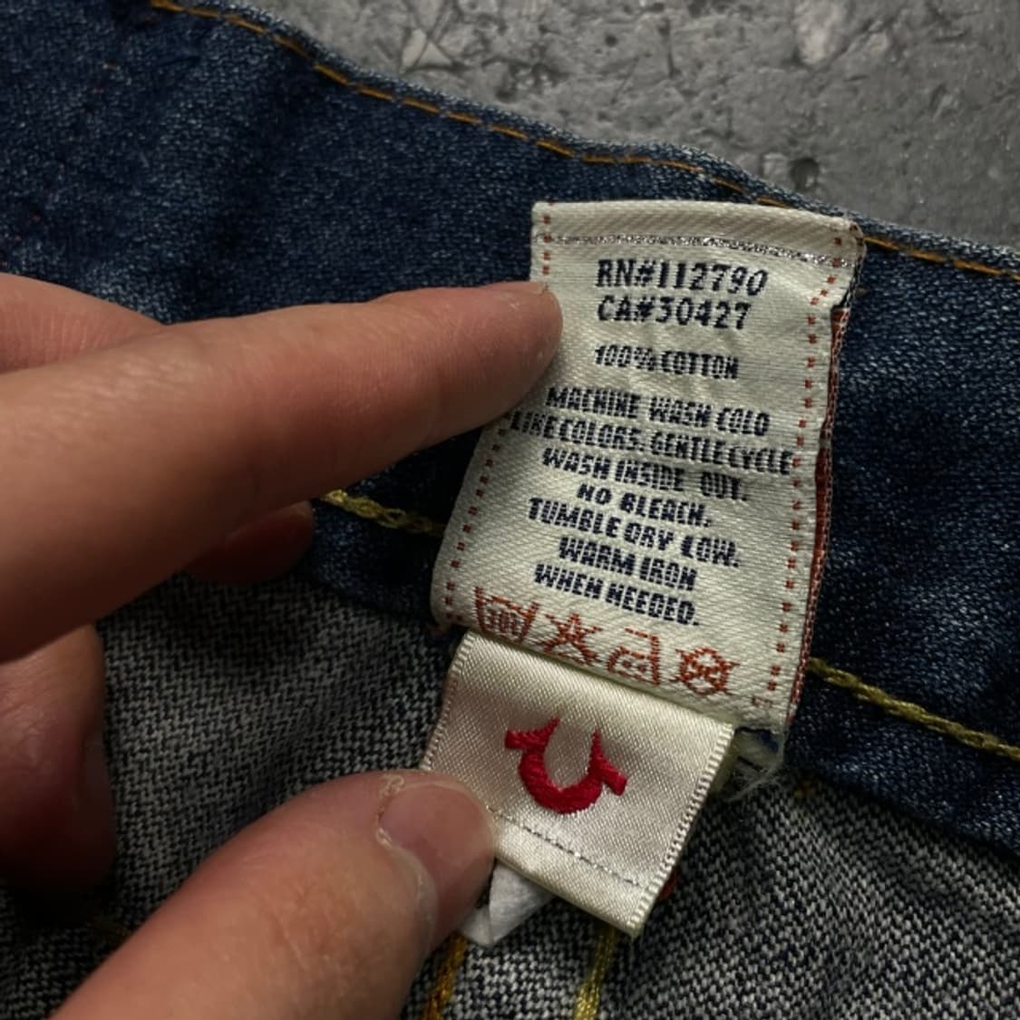 34 트루릴리전 빌리 수퍼 티 부츠컷 청바지  상품이미지5