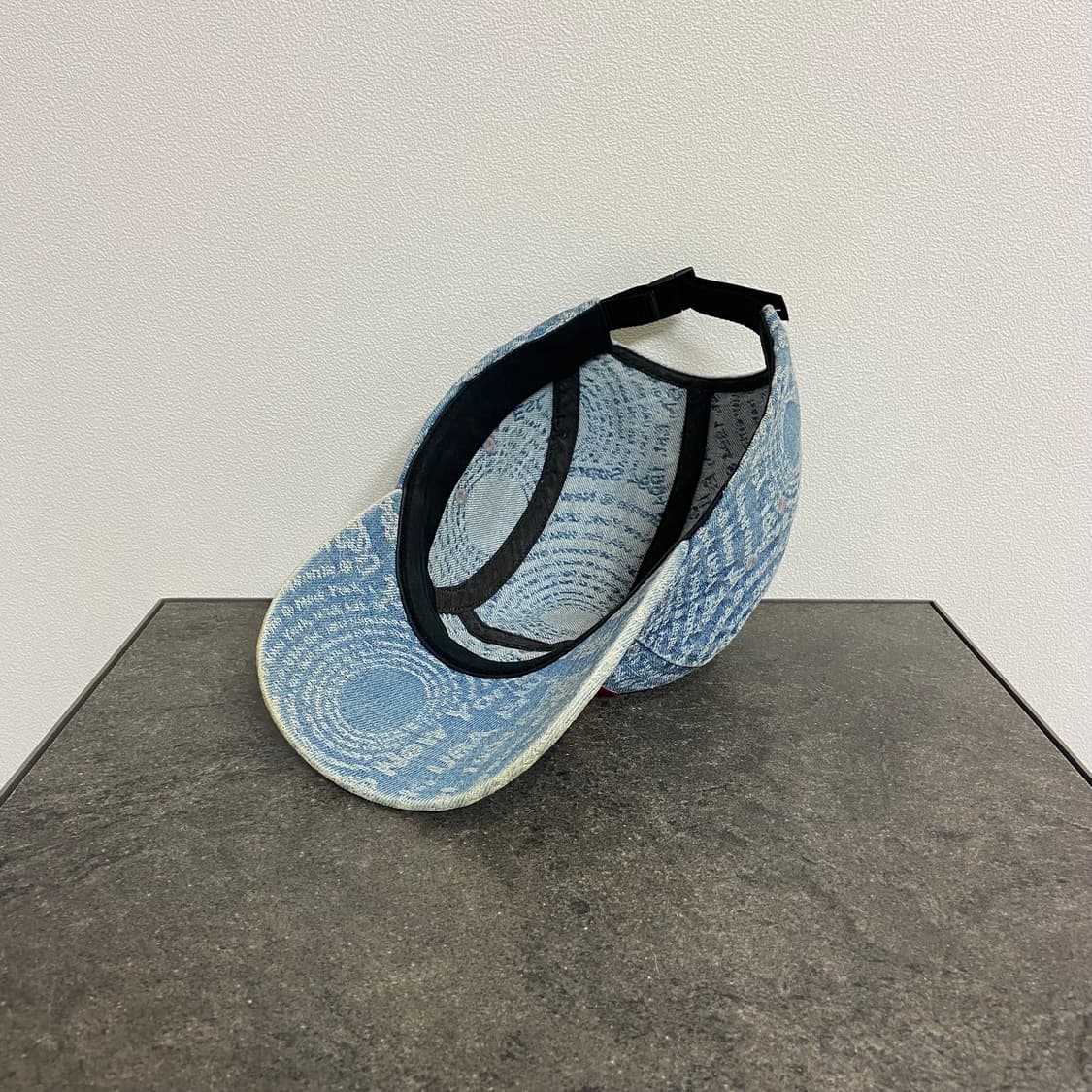 (OS) 슈프림 박스로고 캠프캡 모자 워시드 데님 상품이미지6