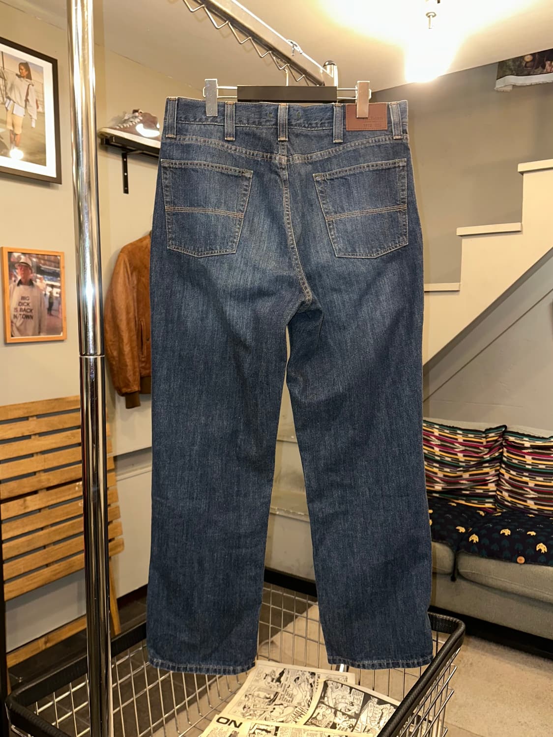 00’s LL Bean Mexico denim washed pants 상품이미지7
