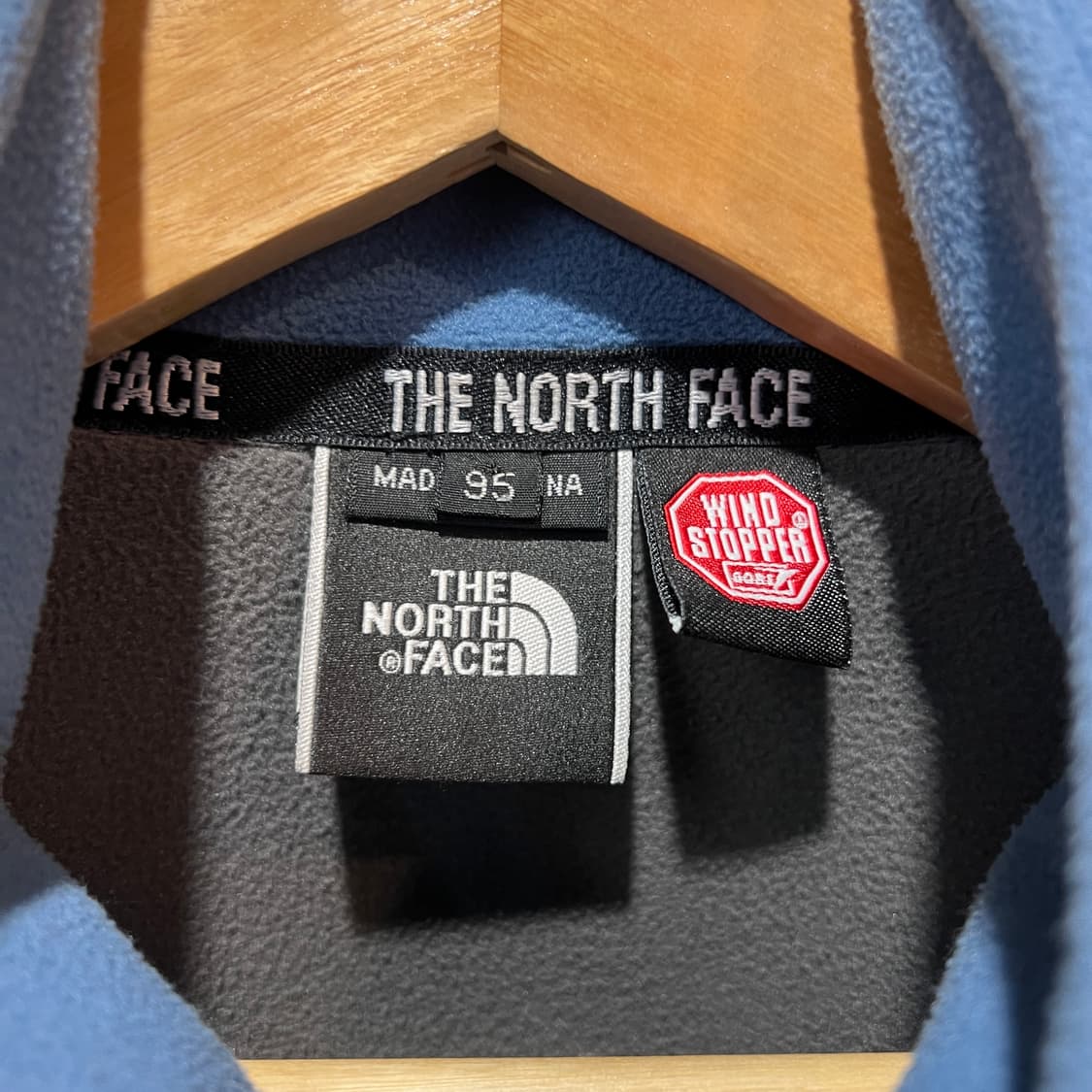 노스페이스 플리스 집업 라이트 블루 상품이미지3