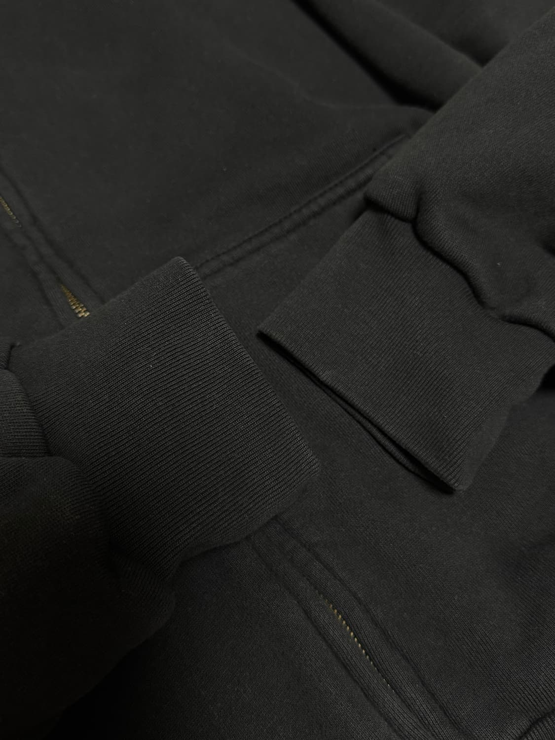 이지 YZY 집업 후드 블랙 상품이미지3