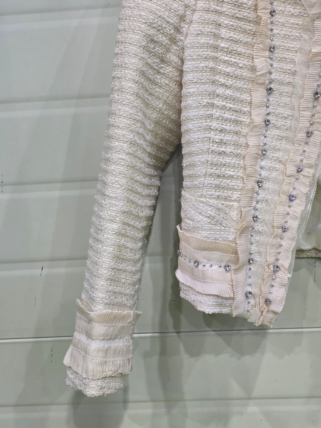 Obzee 아이보리 트위드 자켓 상품이미지8