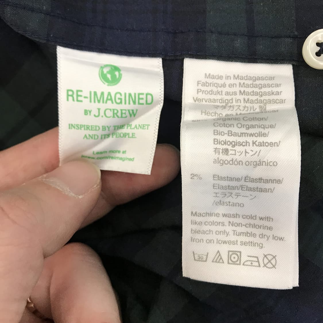 J.CREW 제이크루 클래식핏 타탄체크셔츠 [S] 상품이미지5