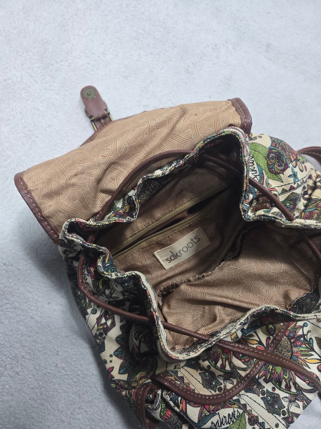 Sakroots oriental cloth leather backpack 상품이미지7