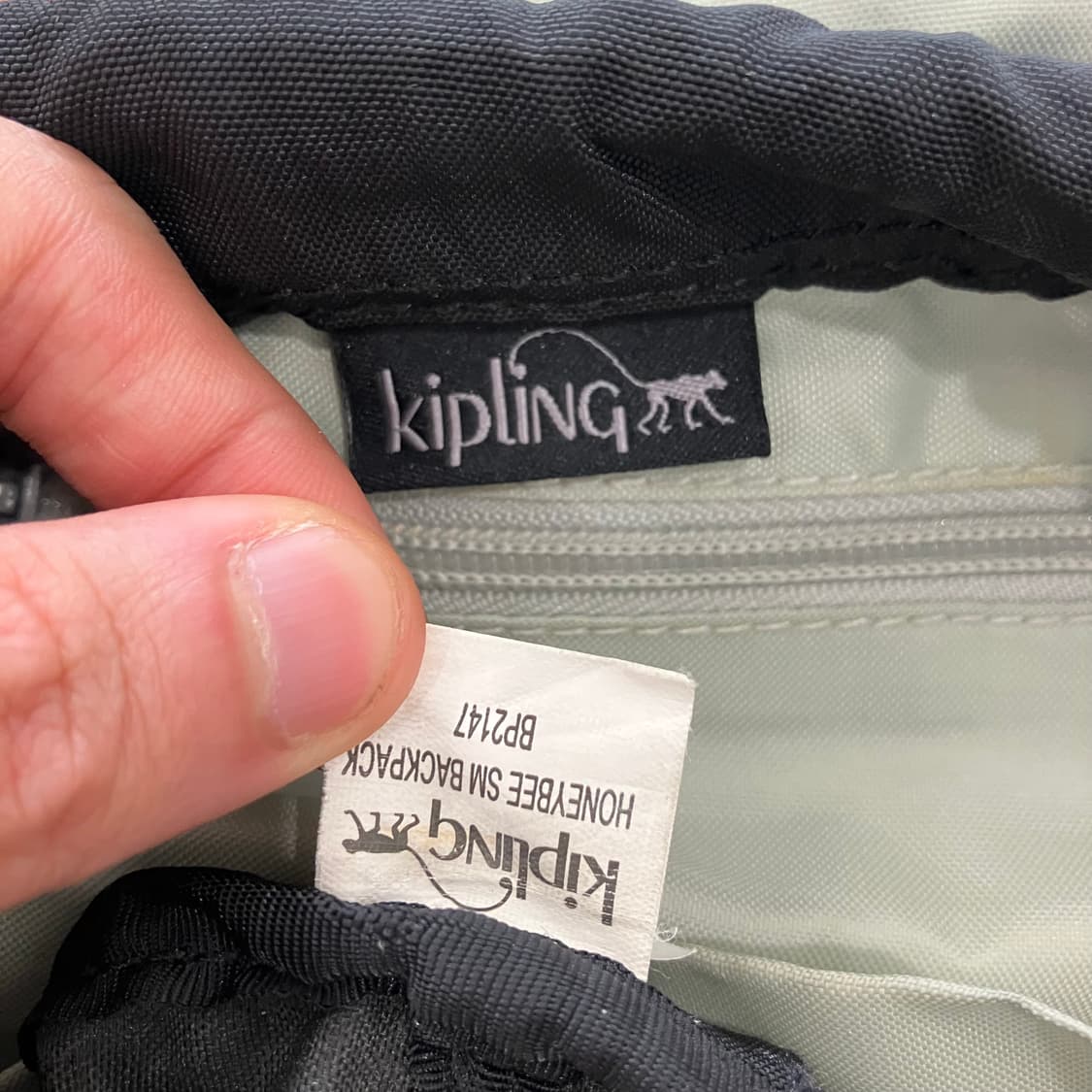 28 키플링 복조리 미니 백팩 블랙 상품이미지6
