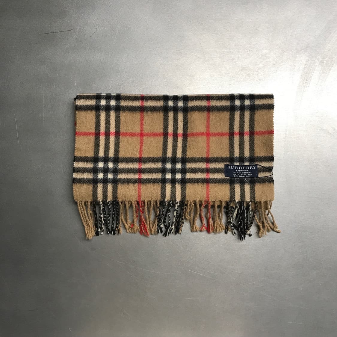 버버리 정품 캐시미어 머플러 베이지 상품이미지2