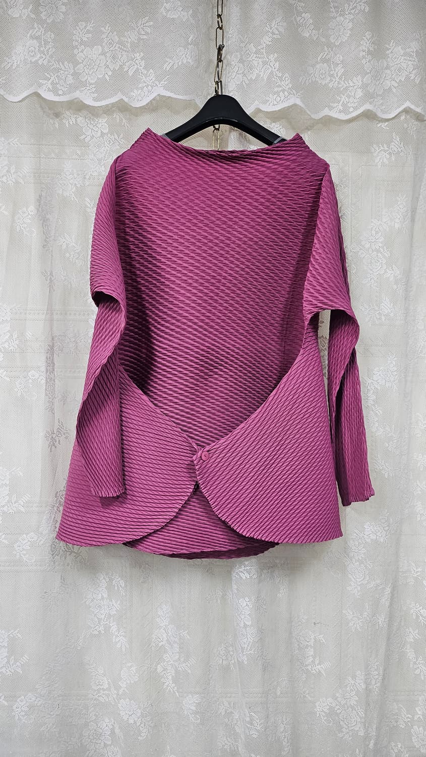 플리츠 주름 셔츠  상품이미지4