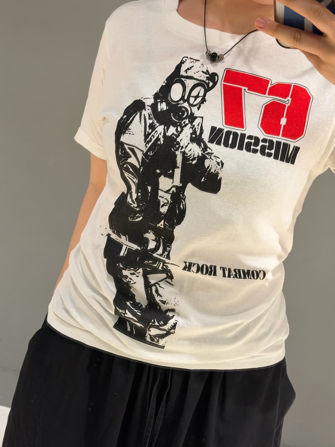 gas mask man printing top 상품이미지3