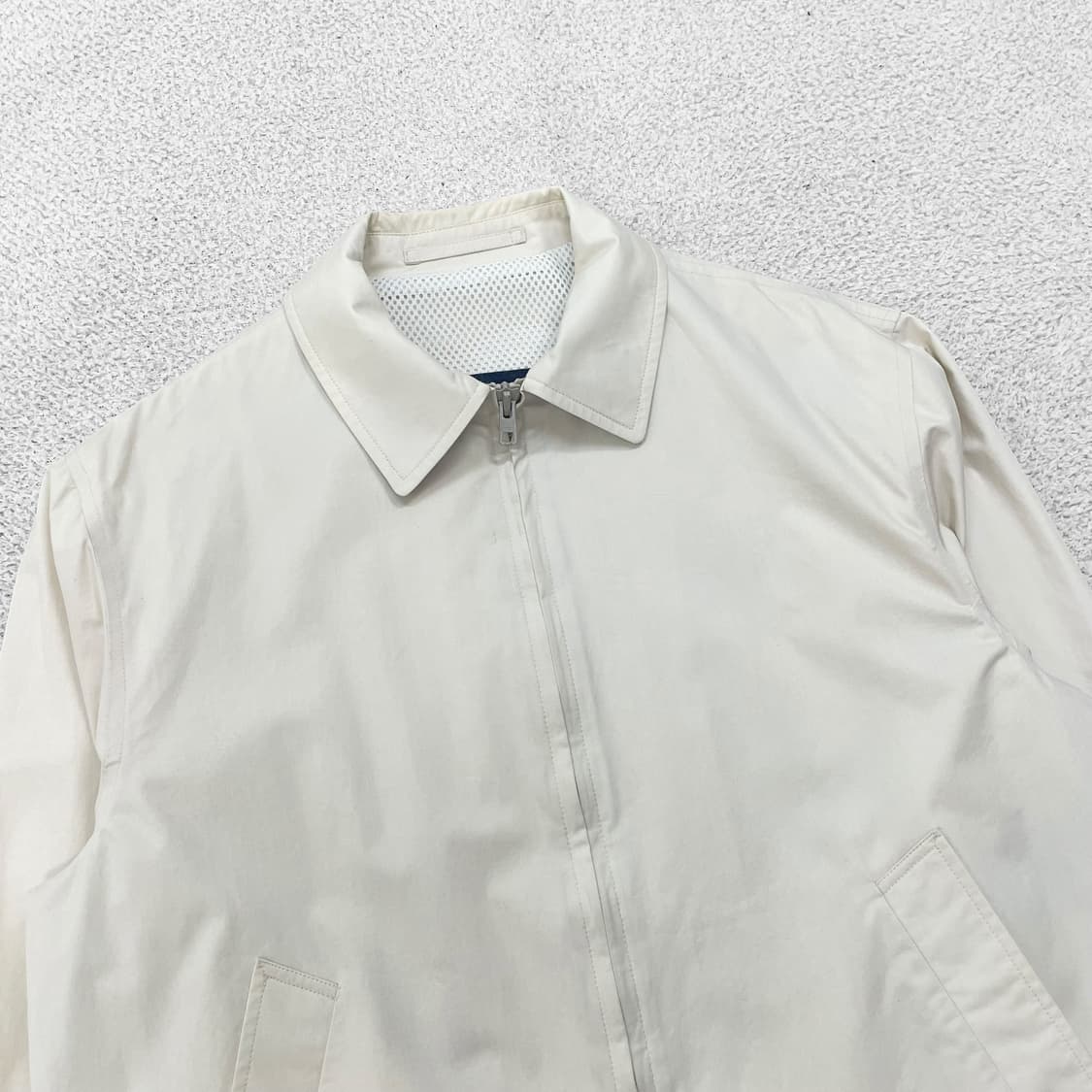 버버리 Burberry 런던 해링턴 블루종 자켓 아이보리 상품이미지2