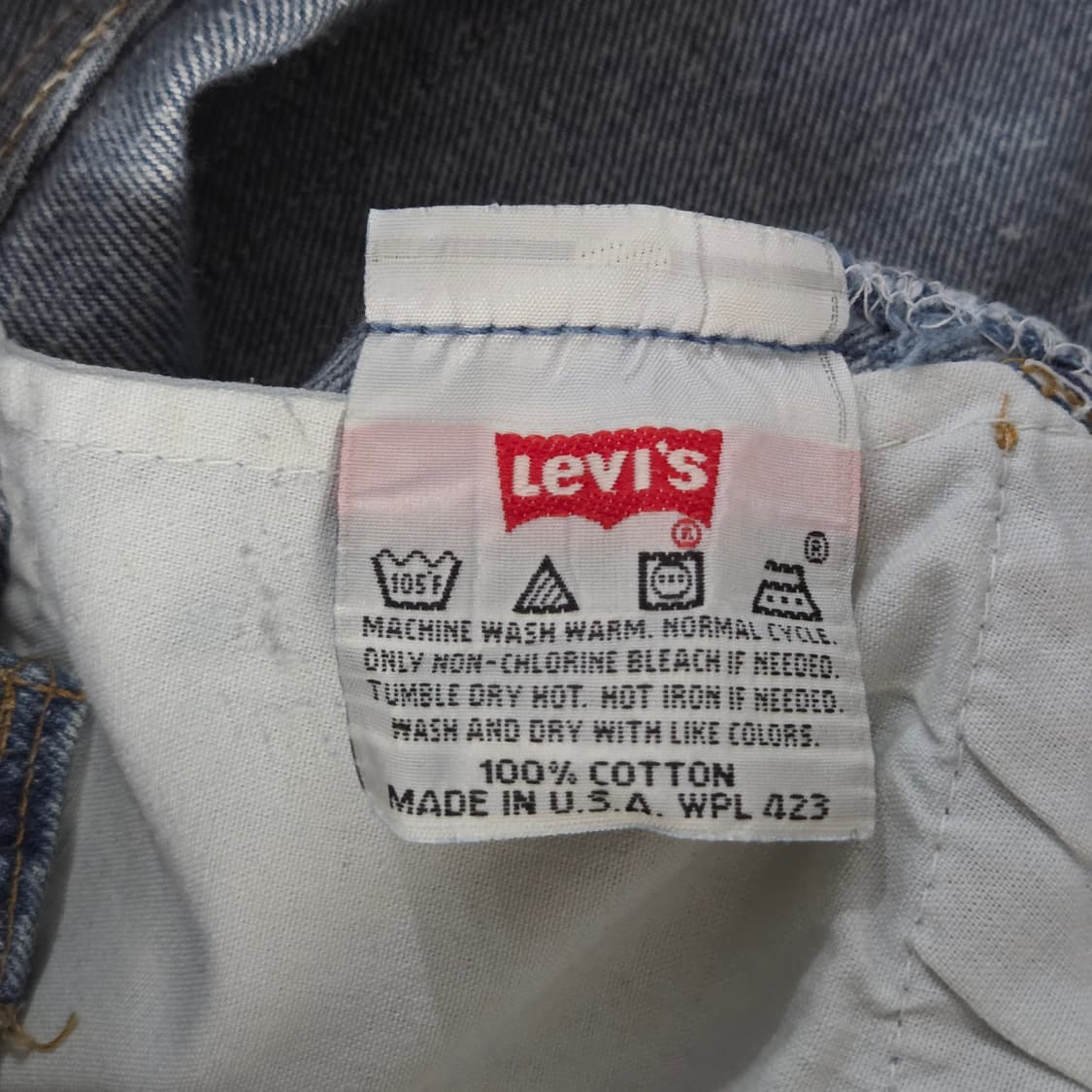 90s USA 리바이스 501 우먼 데님팬츠 28/32 상품이미지9