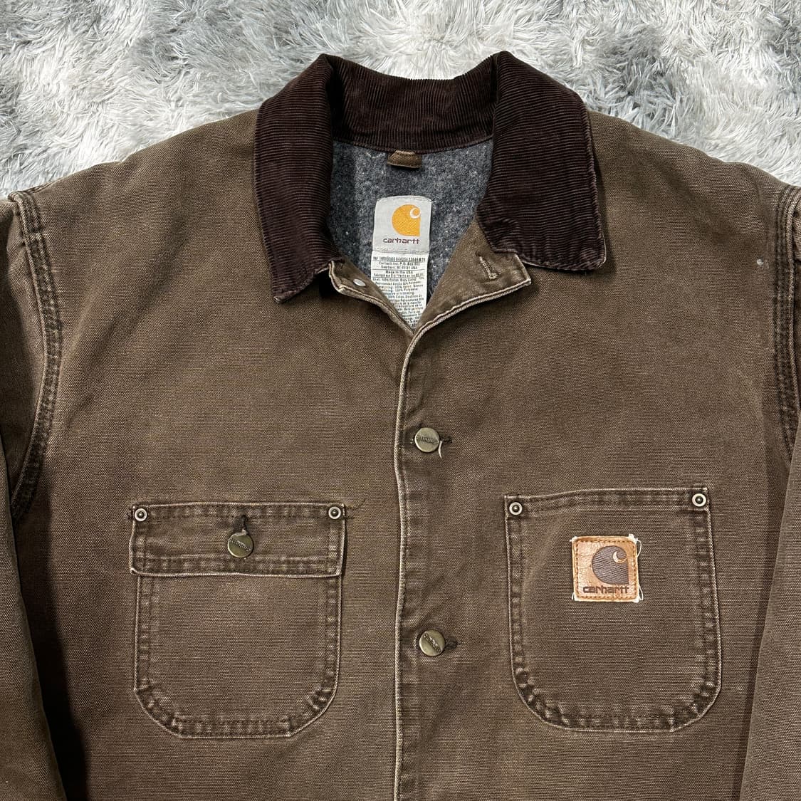 칼하트 c02 usa 브라운 초어자켓 L 상품이미지2