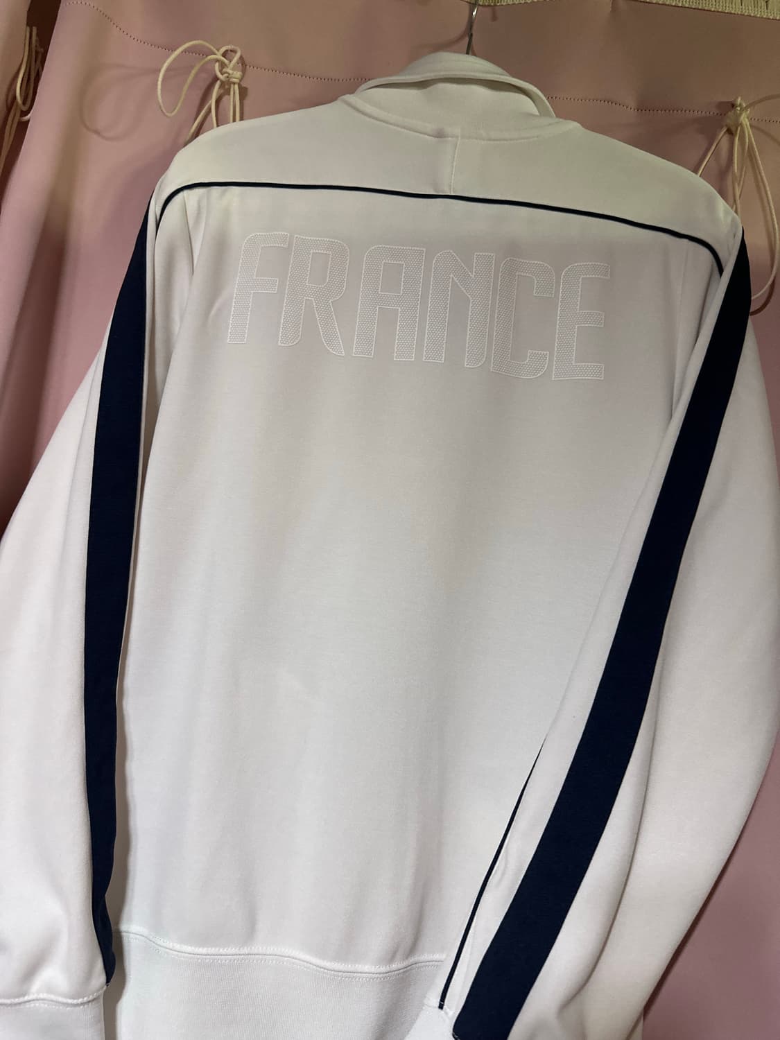 나이키져지 나이키 프랑스 트랙탑 12-13 대장 집업 나이키 화이트 상품이미지3