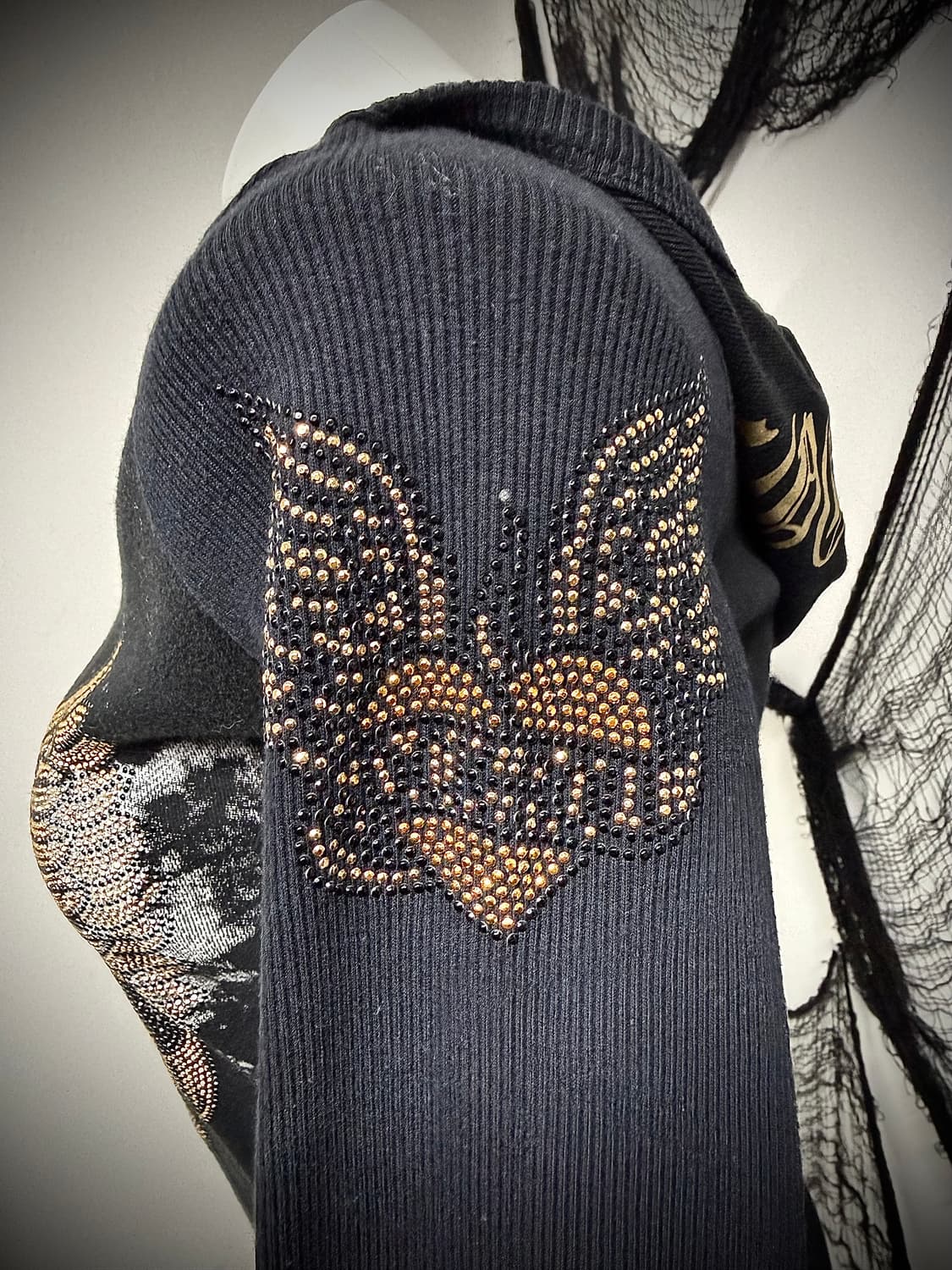 00s beads printing hoodie longsle 상품이미지2