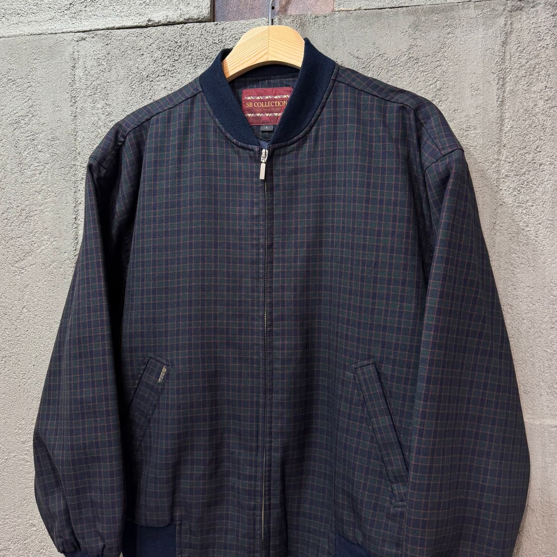 SB Collection 체크 블루종 자켓 (L)   상품이미지2