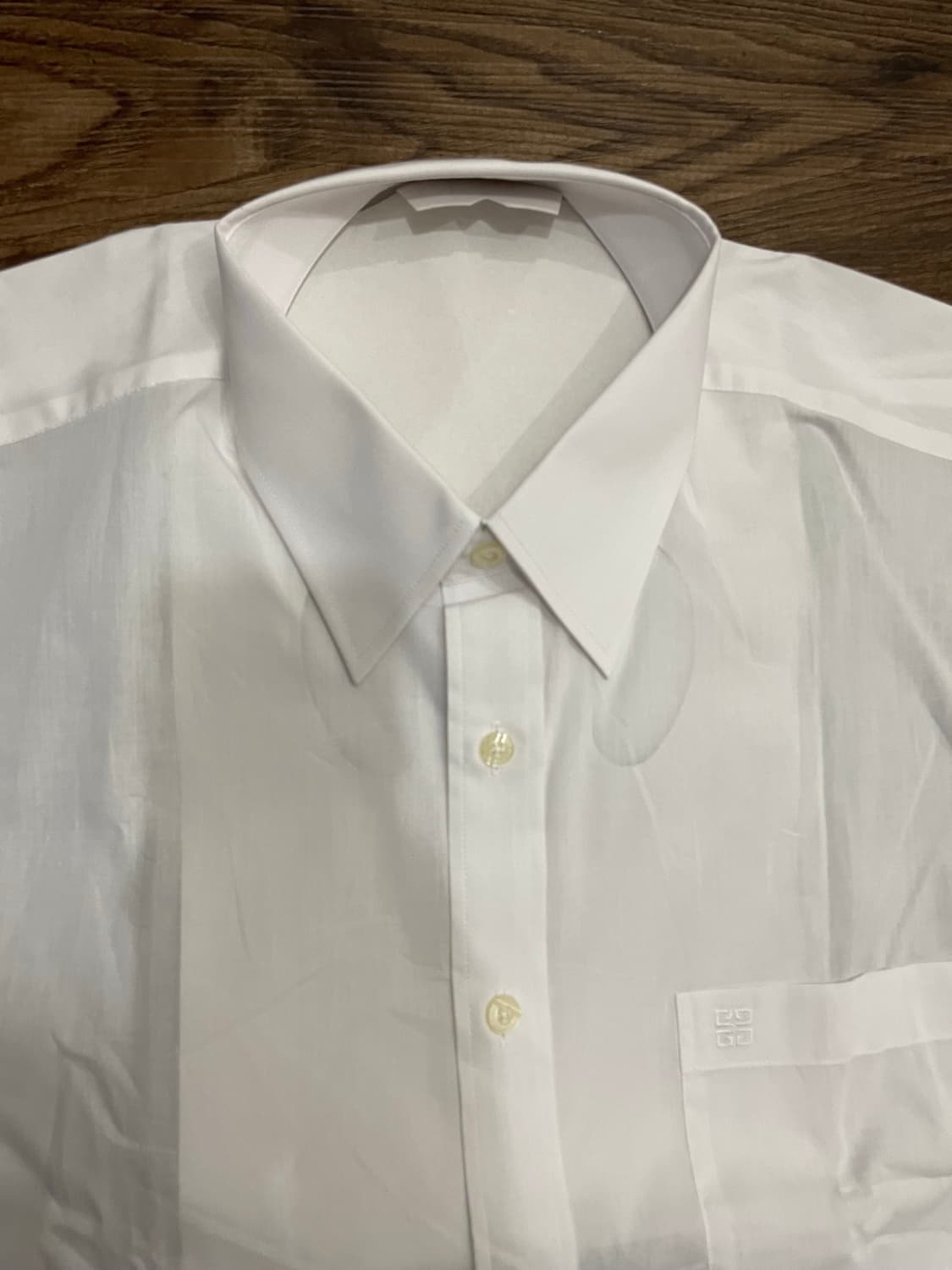 [새상품] 지방시 반팔 셔츠 화이트 상품이미지3