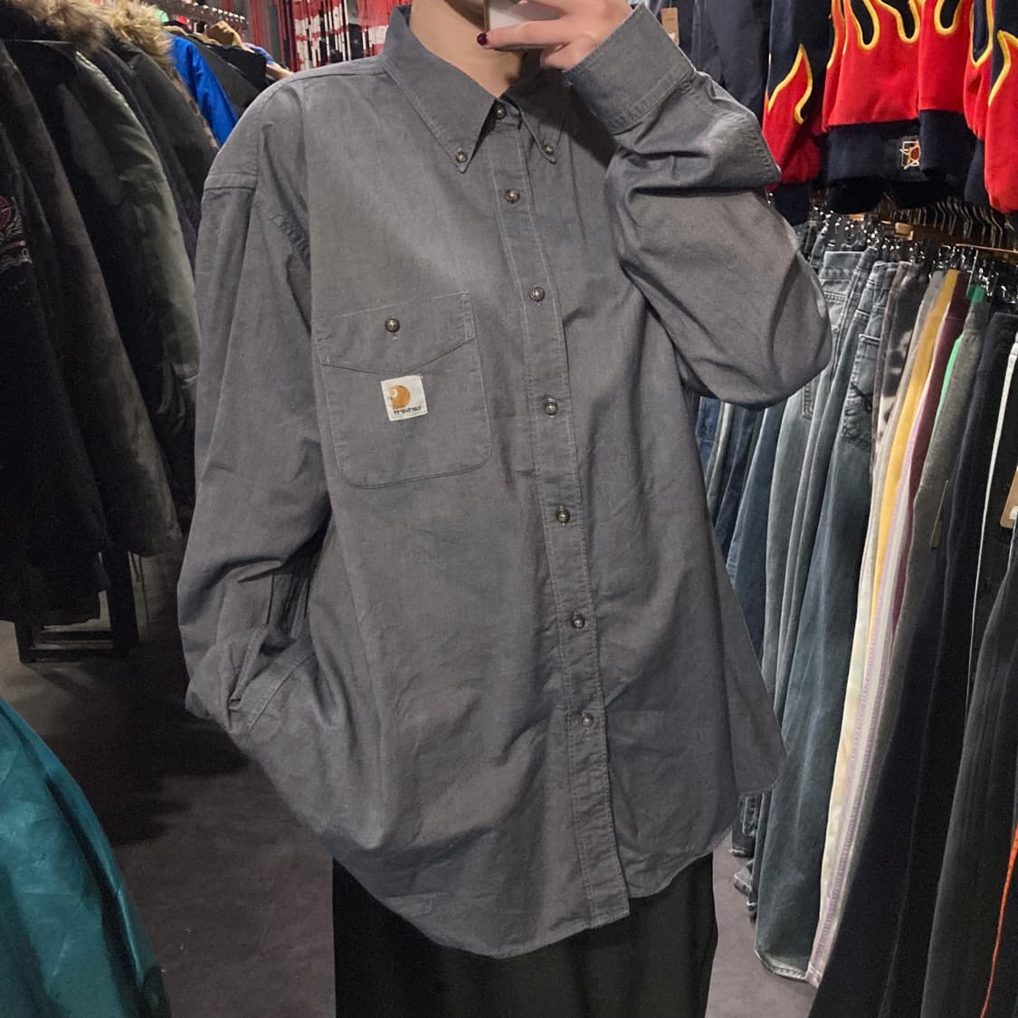 [IM] 칼하트 쿨그레이 긴팔셔츠 상품이미지5