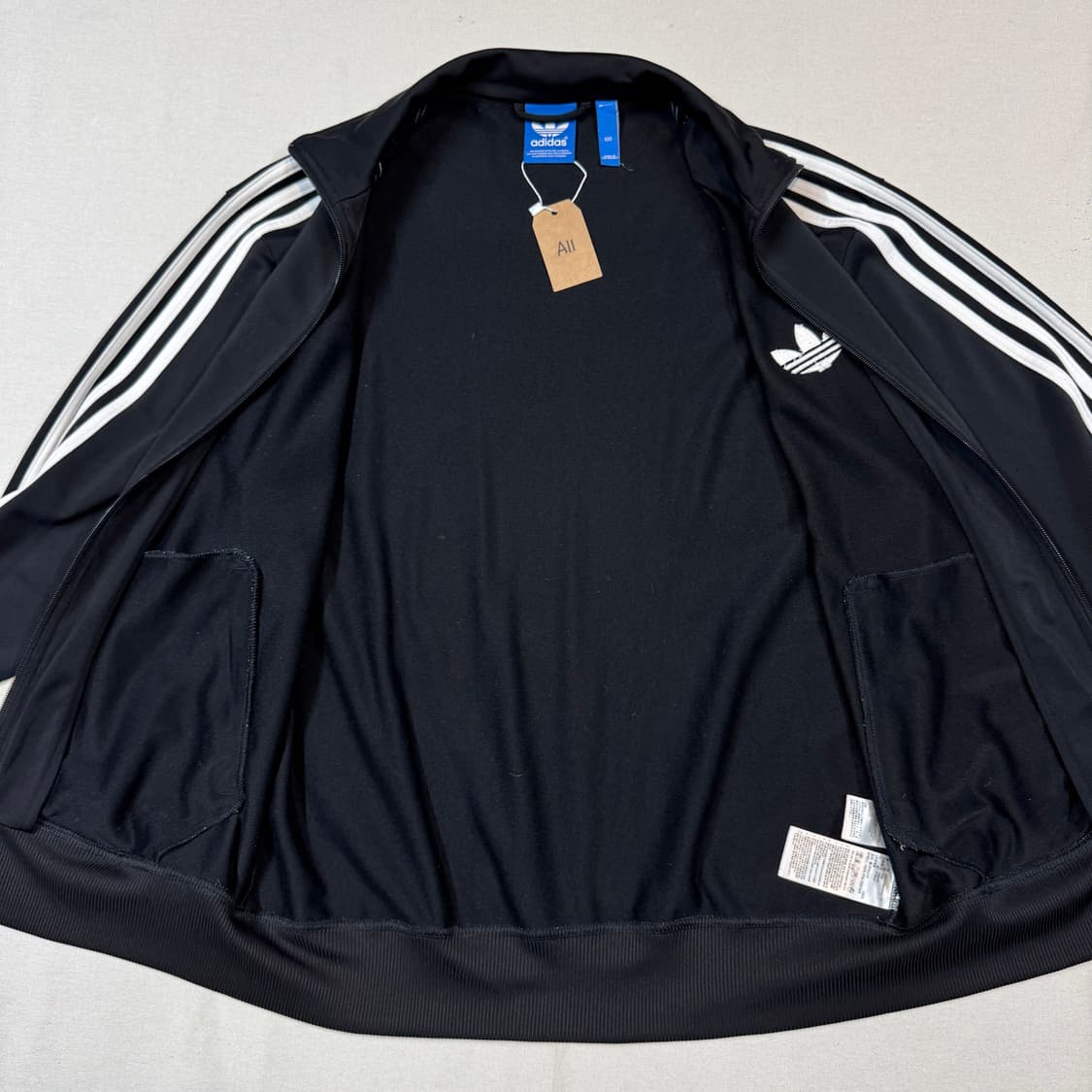 100) 아디다스 파이어버드 삼선 져지 트랙탑 집업 블랙 A11 상품이미지5