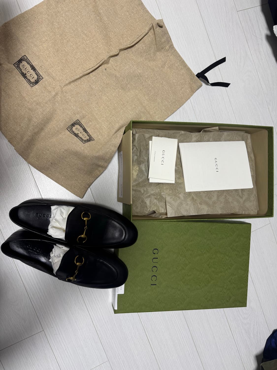 구찌 홀스빗 로퍼 블랙 37 상품이미지1