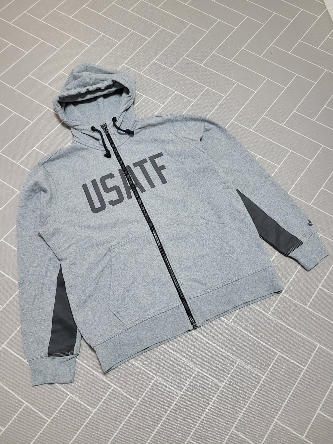 나이키 USAFT 후드 집업 그레이 XXL 상품이미지1