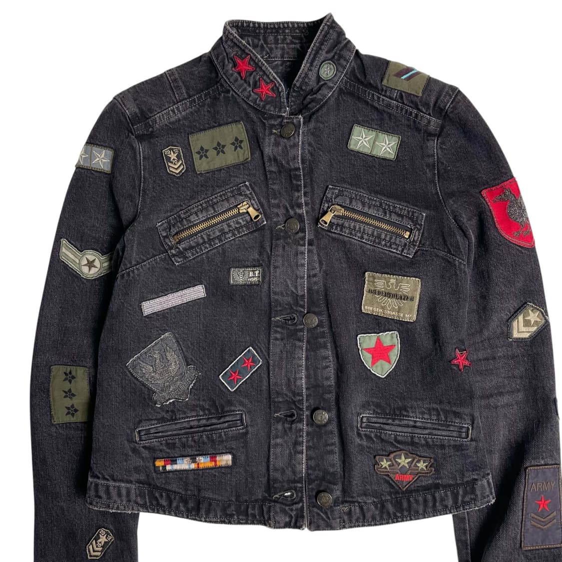 Armani jeans 패치워크 데님 자켓 (italy)   상품이미지2