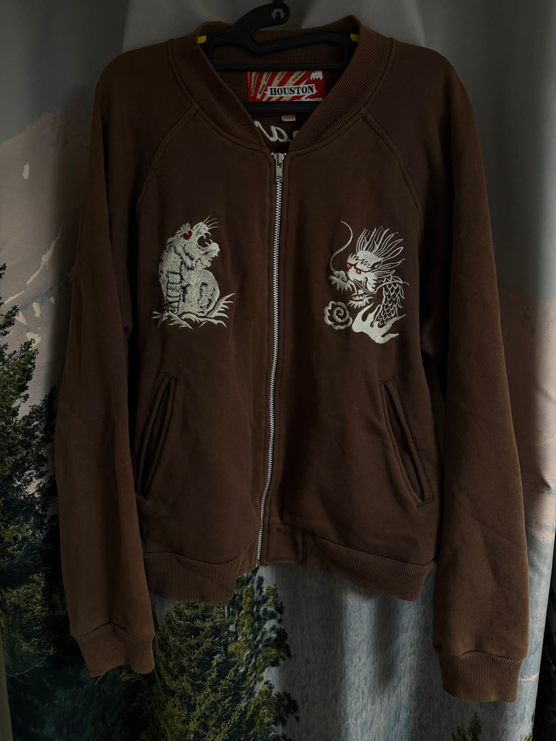 houston vintage japan 자수 집업 자켓 상품이미지2