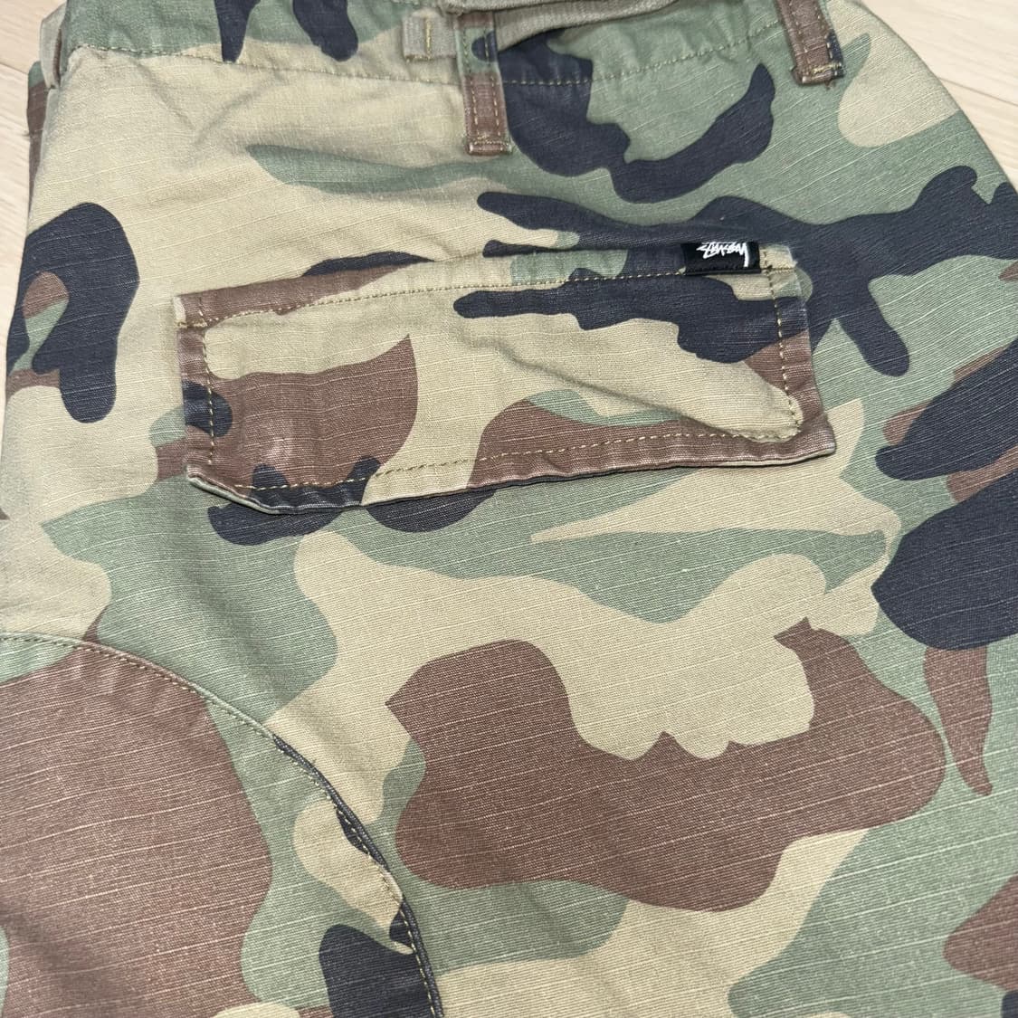 34)스투시 립스탑 서플러스 카고팬츠 카모 상품이미지3