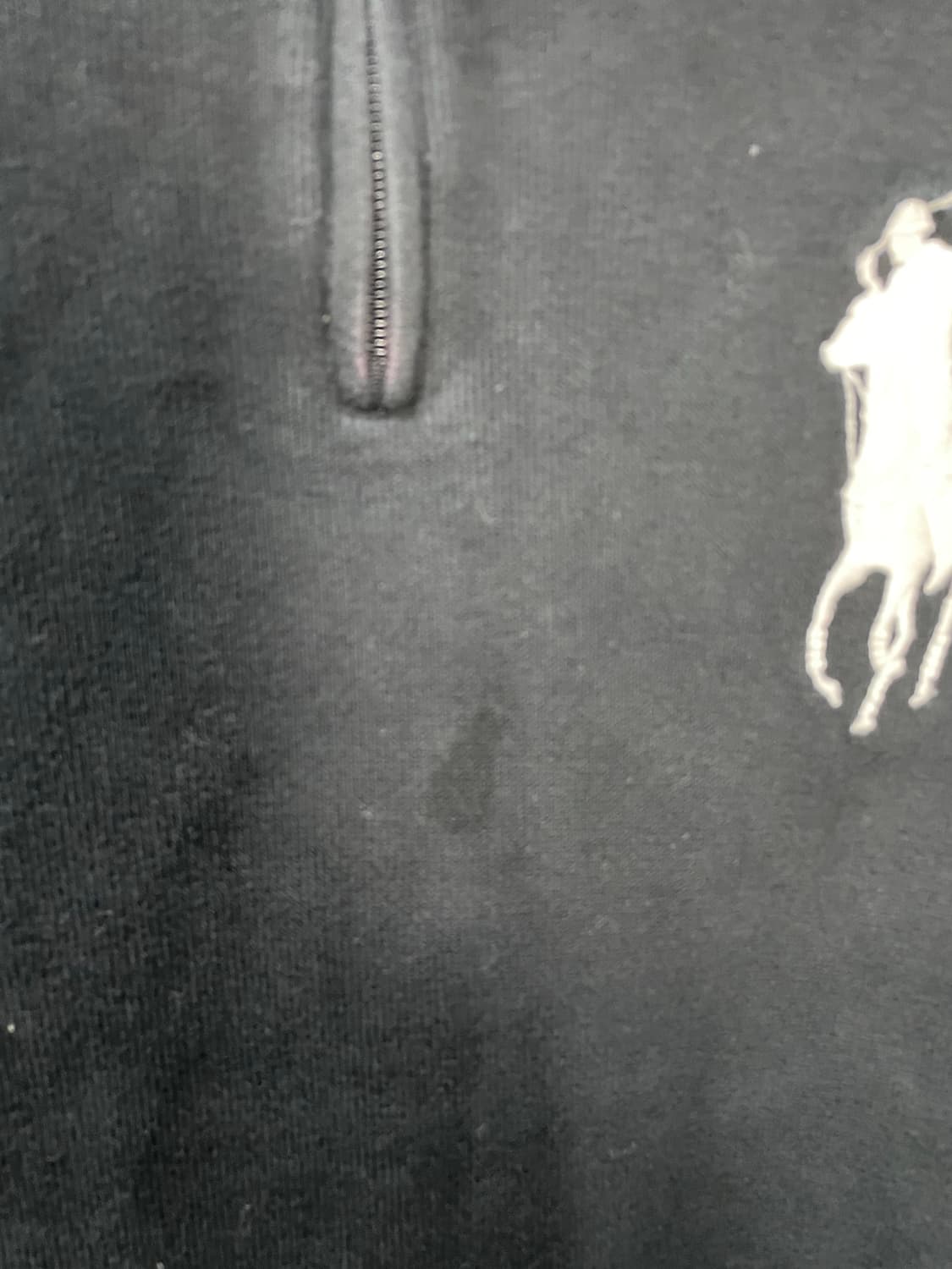 폴로 랄프로렌 빅포니 블랙 반집업 니트 H1770 상품이미지7