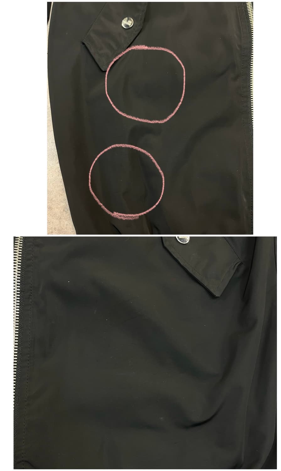 러브 모스키노 롱 봄버 자켓 블랙 90 #csz3590 상품이미지5