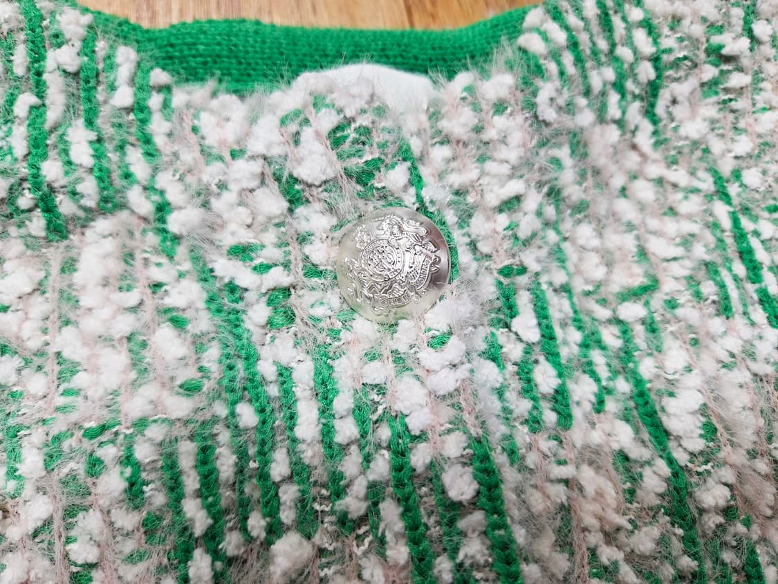 더베이지스(THE BEIGES) 레테 트위드가디건 55-66 새상품 상품이미지5