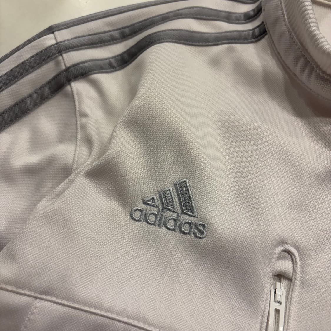 [110] 15s 아디다스 레알마드리드 트랙 자켓 화이트 실버 B227 상품이미지3