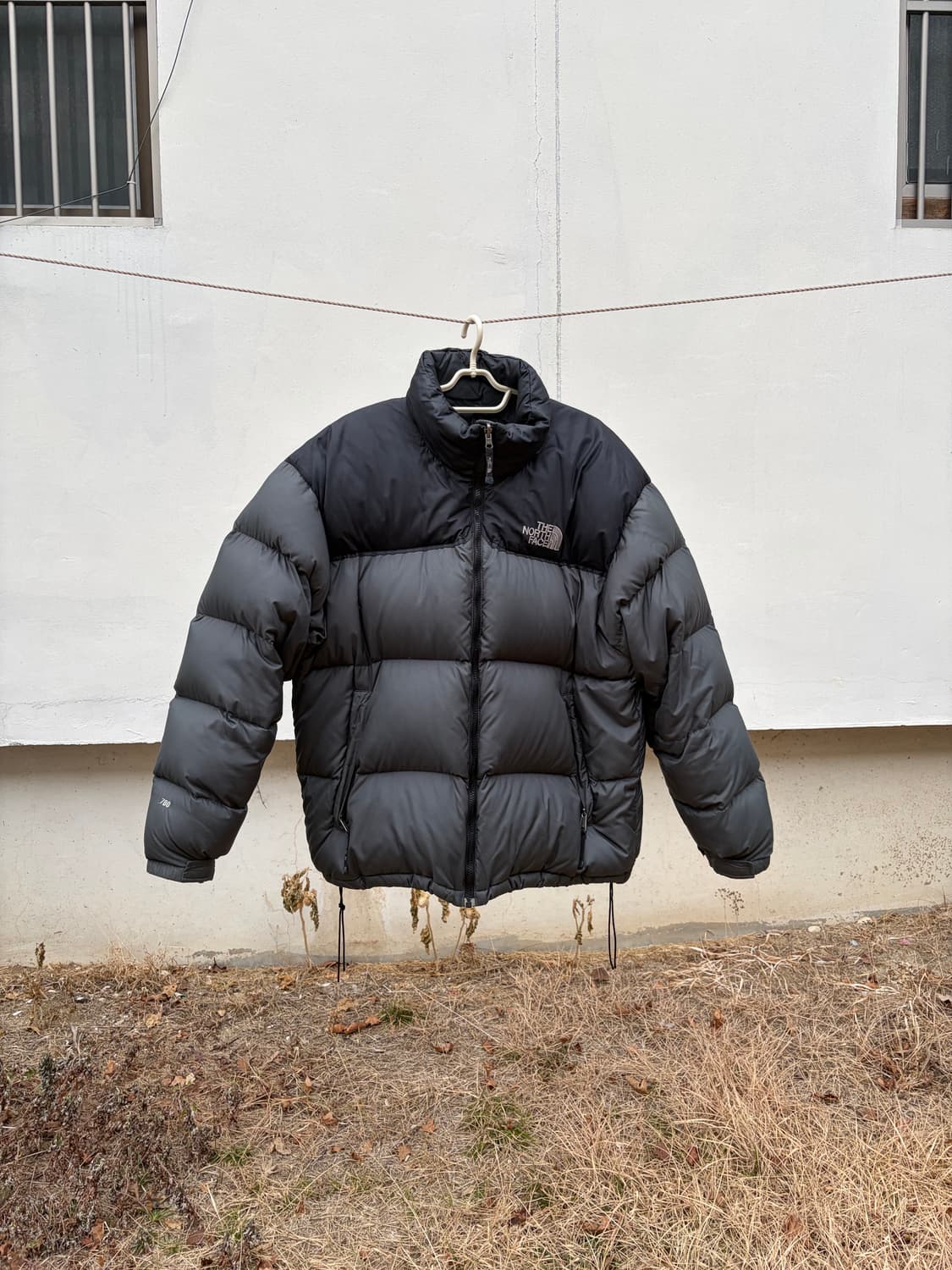 빈티지 노스페이스 구형 눕시 700 회검 패딩 다운 상품이미지2