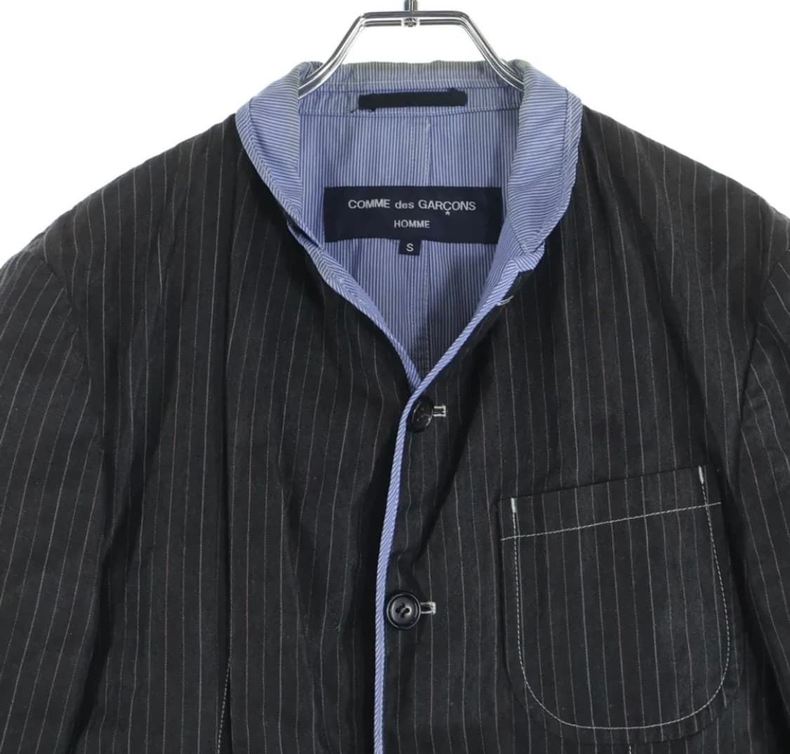 꼼데가르송 옴므 핀스트라이프 자켓 상품이미지3