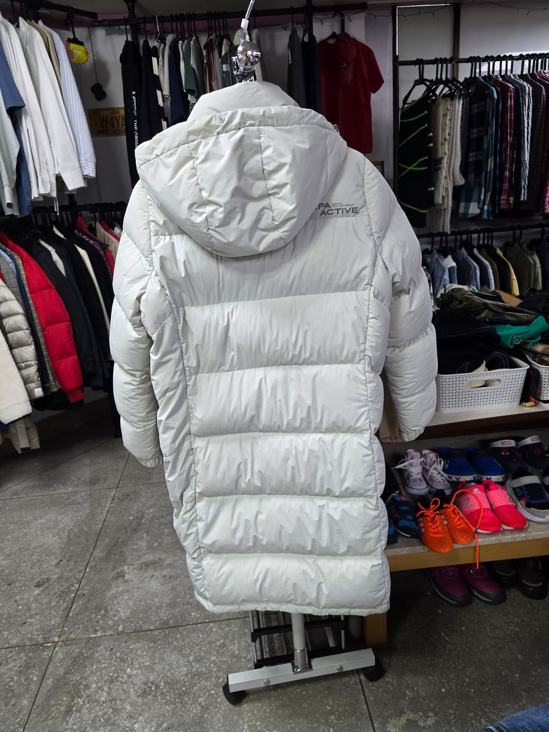 네파 아이보리 롱패딩 여성 (1324) 상품이미지2