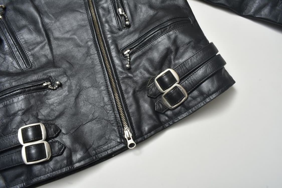 HORN WORKS 리얼 레더 라이더 자켓 3 상품이미지5