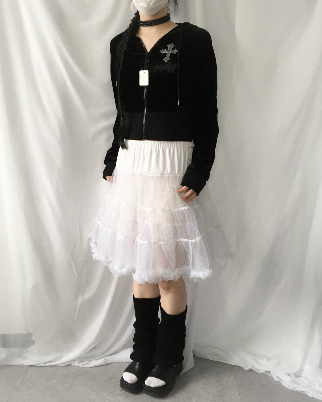 Velvet hood zip up 상품이미지6