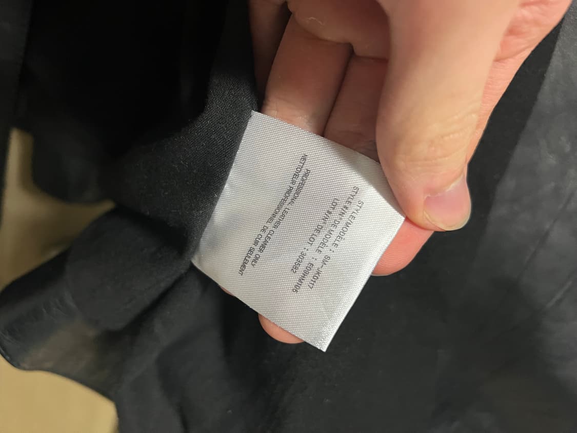 헬무트랭 다이어그널 리얼레더 자켓 L 상품이미지6