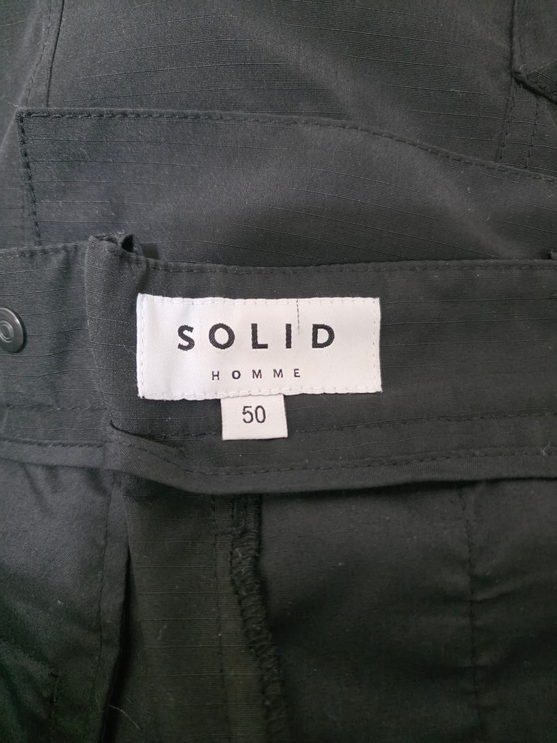 솔리드옴므 24fw 나일론 와이드 바지 정품 상품이미지3