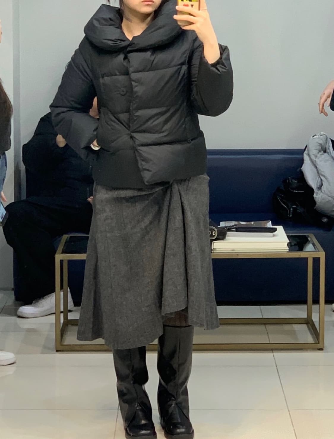 Urban research unbalanced puff jacket 상품이미지5