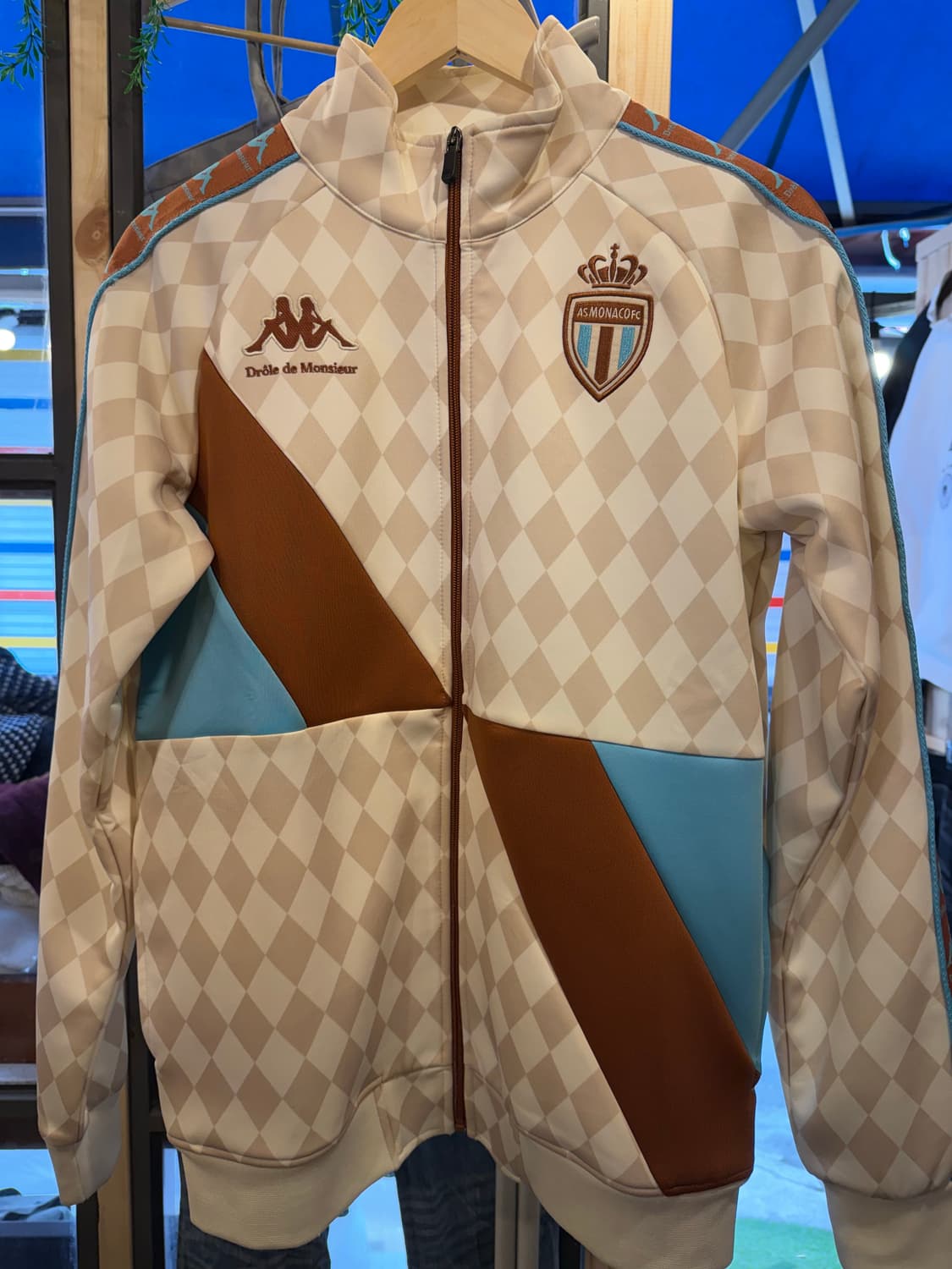 카파 Drôle de Monsieur 22/23 AS 모나코 트랙탑 상품이미지1