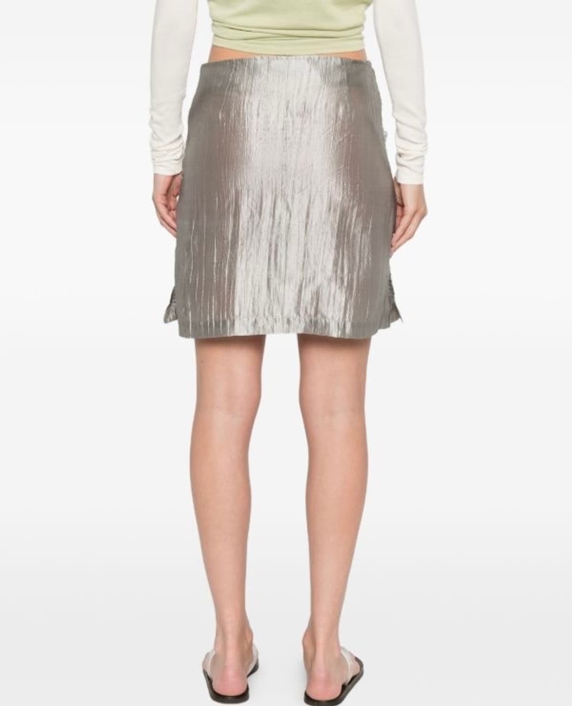 [XS,S,M]기마구아스 Juless 시퀸 스커트/실버 상품이미지4