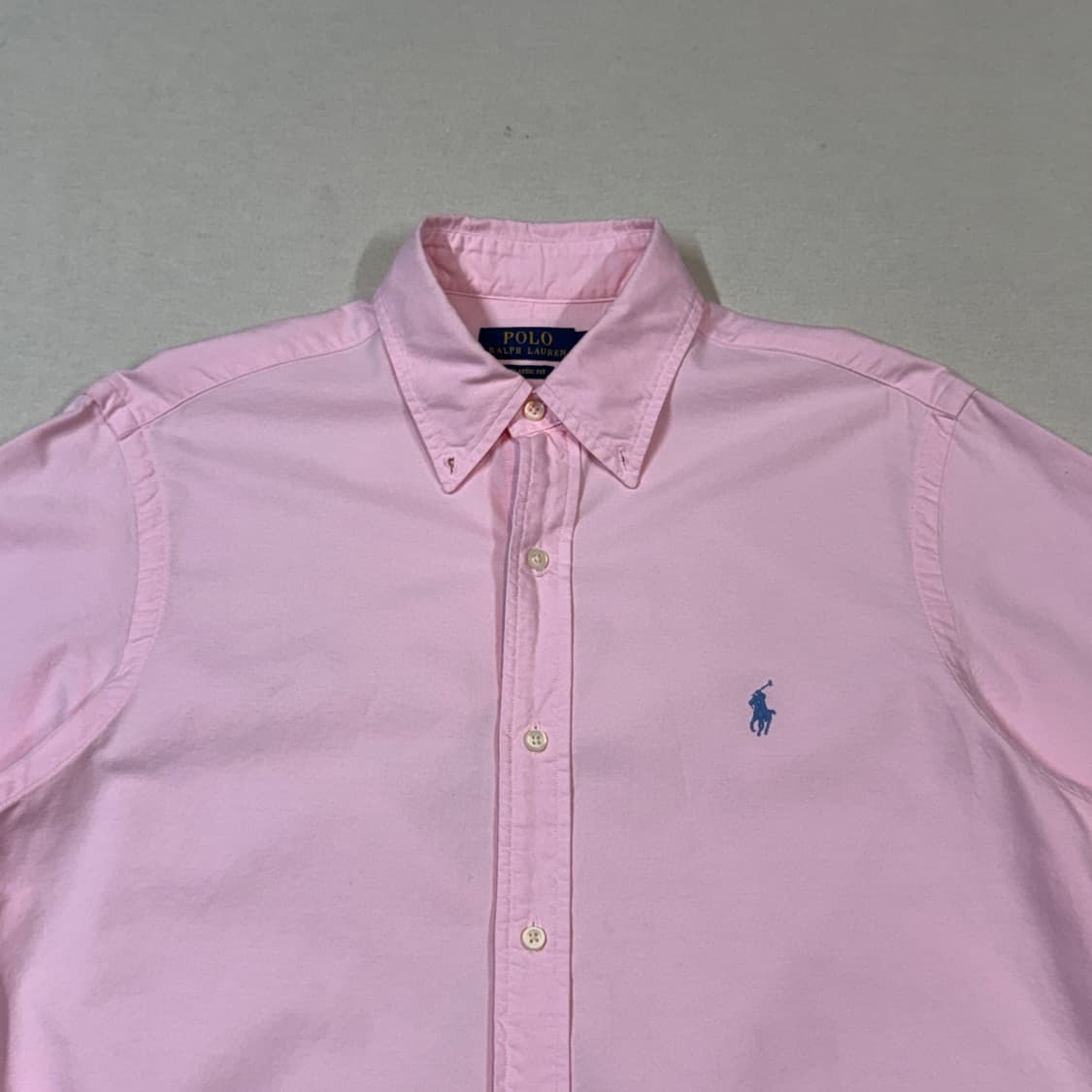 M) 폴로 랄프로렌 클래식핏 옥스포드 셔츠 큐알탭 신형 상품이미지3